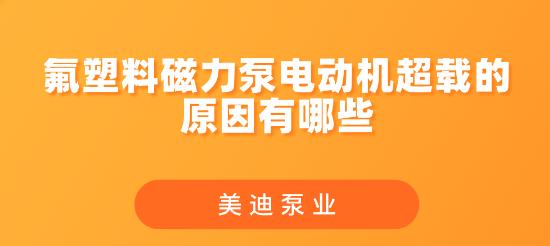 氟塑料磁力泵電動(dòng)機(jī)超載的原因有哪些.jpg